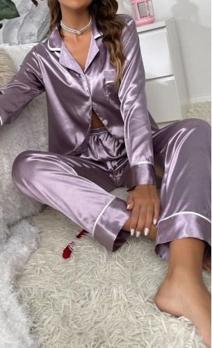 Pijama dama satin Violeta